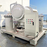 Purificateur de carburant marin grande capacité, machine de filtration de diesel et d'essence