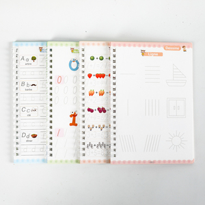 Pháp 3D rãnh Kid thư pháp thư Viết <span class=keywords><strong>New</strong></span> chìm cuốn sách ma thuật cho trẻ em thực hành copybook - Product Image 3