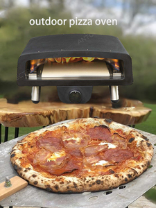 <span class=keywords><strong>Four</strong></span> à <span class=keywords><strong>pizza</strong></span> à gaz haut dessus de <span class=keywords><strong>table</strong></span> portable <span class=keywords><strong>pour</strong></span> cuisine intérieure extérieure jardin pierre cuit acier fer métal pliant électronique - Product Image 4