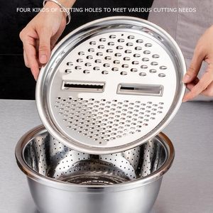 Passoire multifonctionnelle en acier inoxydable pour évier, passoires métalliques pour la cuisine domestique, pour riz et fruits - Product Image 5