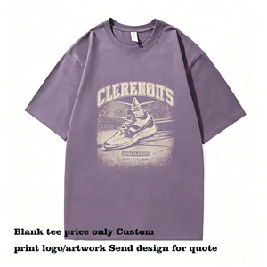 T-shirt personnalisé, vous pouvez choisir <span class=keywords><strong>le</strong></span> motif que vous aimez, coupe ample, épaules tombantes, t-shirts unis pour impression, coton de haute qualité - Product Image 1