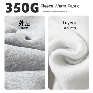 KITE Sweat à capuche pour homme, édition boxy, collection automne/hiver 2025, en molleton de coton épais 350G, sans doublure, uni, à manches raglan - Product Image 4
