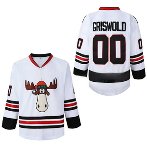 Hockey <b>Jersey</b> Custom Embroidered NO.00 & NO.18 Dropshipping Available - Product Image 1