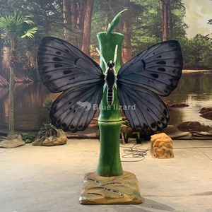 Modelo de Mariposa Morpho Azul Animatrónico Gigante, Escultura de Insecto de Simulación de Tamaño Real para Museo, <span class=keywords><strong>Parque</strong></span> de Exhibición Científica - Product Image 5