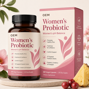 Lactobacillus Probiotic Capsules Feminine Flora Balance & Digestive Health Support Oem Custom Formula C-gmp Certified - Product Image 2