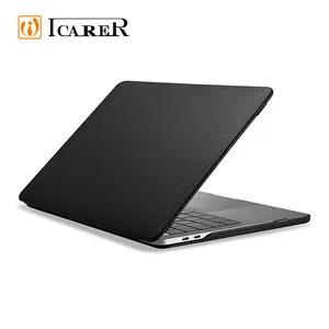 Sarung pelindung Laptop kulit 13 15 inci, pelindung belakang Notebook Lcd untuk Macbook Pro