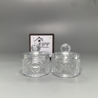 Produits à succès EIPP, pots à bonbons, emballage écologique, environ 180 ml, pot à bonbons en verre personnalisé pour la décoration de la cuisine et de la table