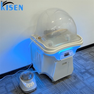 Kisen Fashion Double Water Storage Tanks Removable Shampoo Basin Portable Head Spa Machine with <b>Led</b> <b>Light</b> Water Heater - Product Image 2