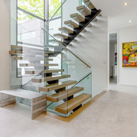 Meilleur prix, escalier classique en acier au carbone à poutre simple, avec escalier personnalisé pour bâtiment résidentiel
