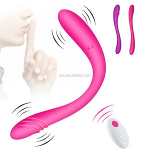 SacKnove Jouet sexuel puissant et étanche à double moteur Vibration Point G <span class=keywords><strong>Gode</strong></span> de pénétration des œufs Vibromasseur à double tête pour lesbiennes - Product Image 3