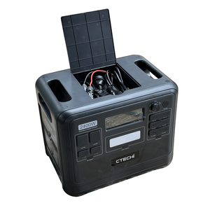 Station d'alimentation portable CTECHi 2400W, 2000Wh, générateur solaire lithium UPS BMS AC DC, alimentation de secours pour la maison, le camping en plein air - Product Image 4