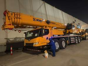 2020 utilisé 85 tonnes capacité de levage Construction <span class=keywords><strong>camion</strong></span> à <span class=keywords><strong>benne</strong></span> basculante grues composants de marque chinoise-moteur boîte de vitesses moteur pompe PLC-à vendre - Product Image 5