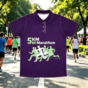 Camisetas de Running para Maratón al por Mayor, Camisetas Publicitarias con Impresión 3D, Camisetas de Poliéster con Logotipo Personalizado, Camisetas Blancas para Sublimación - Product Image 1