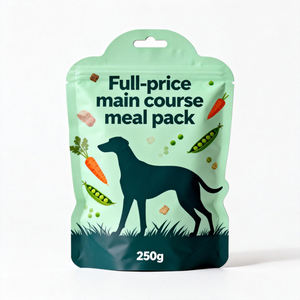 Bolsa Retortable <span class=keywords><strong>de</strong></span> Aluminio Impresa con Grabado Personalizado, <span class=keywords><strong>de</strong></span> Alta Barrera y Fácil Apertura, para Comida Principal para Perros Lista para Cocinar al Vapor - Product Image 1