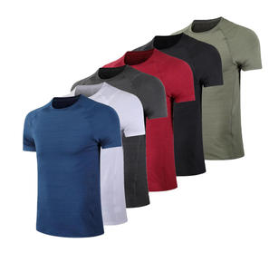 <span class=keywords><strong>T</strong></span>-<span class=keywords><strong>shirt</strong></span> à col rond personnalisé avec logo, respirant, à séchage rapide, style décontracté, athlétique, gym, boxe, coupe confortable, manches courtes - Product Image 1