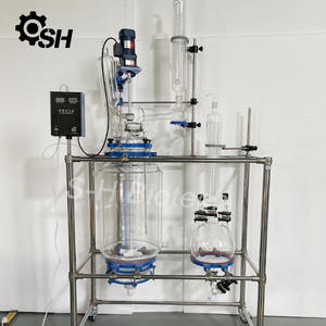 El experimento es un reactor de síntesis de péptidos de fase sólida con un reactor de vidrio de filtración cristalina de 50L - Product Image 4