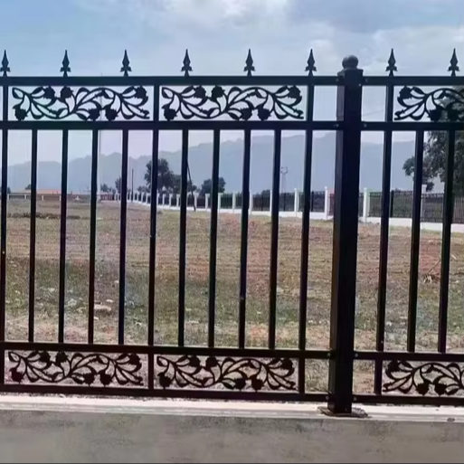 Легко установить безопасность наружный цинковый стальной забор современный садовый забор охранный забор