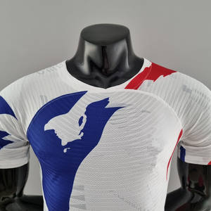 Qualité thaïlandaise respirant personnalisé équipe de <span class=keywords><strong>France</strong></span> uniformes de football chemise à séchage rapide Club joueur de Football Version maillot ensemble porter pour les hommes - Product Image 4