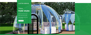 Tamaño personalizado al aire libre <span class=keywords><strong>ver</strong></span> a través de Star House Clear Dome House PC Dome al aire libre Bubble House para fiesta - Product Image 5