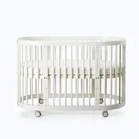 Multi-functional Wooden Baby Crib, Kids Beds