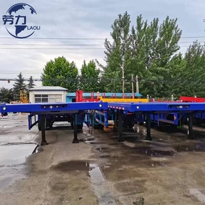 <span class=keywords><strong>Promotion</strong></span> à prix réduit, semi-<span class=keywords><strong>remorque</strong></span> à plateau plat en acier de haute qualité, 3 <span class=keywords><strong>essieux</strong></span>, neuve, transport de conteneurs, transport de marchandises en vrac, <span class=keywords><strong>remorque</strong></span> robuste - Product Image 2