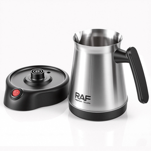 Raf หม้อกาแฟไฟฟ้า600W พร้อมความจุ0.6L ตัวเครื่องมีขนาดกะทัดรัดและออกแบบให้ความร้อนเร็วสำหรับการเตรียม R.7318บ้านทุกวัน - Product Image 4