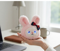 Peluche Robot IA Interactif, Jouet Parlant Intelligent pour l'Apprentissage de l'Anglais, Compagnon Émotionnel, Breloque de Sac à Dos avec Interaction Vocale, Cadeau pour Enfants