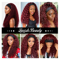 Perruques brésiliennes de luxe en cheveux humains vierges, fabriquées à la machine, sans colle, résistantes à la chaleur, avec double ligne de cheveux naturelle, vente en gros