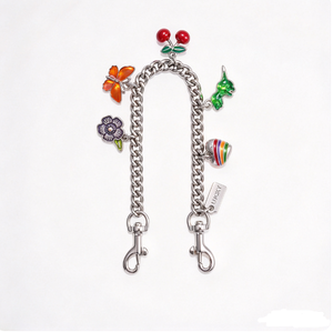 Lindo llavero de resina con mosquetón, colgante de flor de cerezo, adorno versátil para bolso, regalo de cumpleaños, cadena de cristal con diseño de dibujos animados, regalo para pantalones Anta - Product Image 2