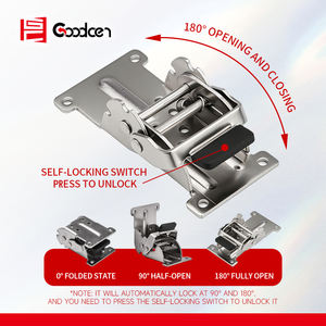 Cerniera per Gambe di Tavolo Goodcen 180 in Ferro per Uso in Camera da Letto e Ospedale, Cerniera Pieghevole Regolabile con Staffa Autobloccante - Product Image 2