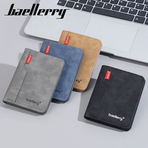 BaeLlerry Men's <b>Wallet</b> PU Coin Purse Ultra Light Portable Solid Color Business Card <b>Holder</b> Everyday Use - Product Image 2