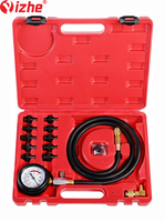 Kit de test de compression professionnel YIZHE, manomètre de pression d'huile moteur 0-140 PSI pour outils de réparation de carrosserie automobile