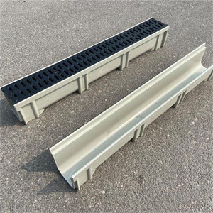 Grilles de couverture extérieures en acier HDG, <span class=keywords><strong>fer</strong></span> et acier inoxydable, design industriel durable, pour canaux de drainage en résine et béton polymère - Product Image 4