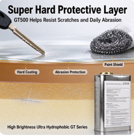 Revêtement liquide pour voiture super hydrophobe à haute luminosité de qualité supérieure GT500 pour le detailing de la peinture automobile OEM ODM