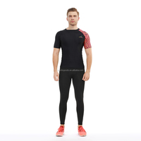 Couleur Rash Vest Surf Rashguard Maillot De Bain Noir Hommes À Manches Courtes Protection UV Rash Guard pour Hommes Conception Personnalisée