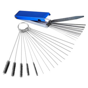 Bộ chế hòa khí di động làm sạch bàn chải đặt oxy phun vòi phun súng thép không gỉ kim nhôm hộp scraper - Product Image 1