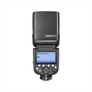 Flash <span class=keywords><strong>Godox</strong></span> V860III de Tercera Generación Compatible con Cámaras, Sincronización de Alta Velocidad, Batería de Litio Integrada, Luz LED de Zapata Caliente - Product Image 1