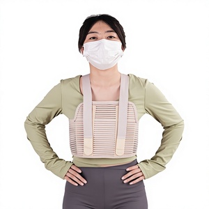 Faja Toracica KS con Placa de Acero, Tirantes Transpirables, Protección Postoperatoria de Cintura y Fijación - Product Image 1