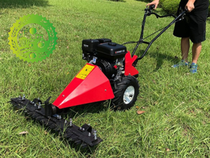 Orchard Mower Diesel Gasoline Self-Propelled Agricultural Land Reclamation Machine Red <b>Blade</b> Black Engine - Product Image 4
