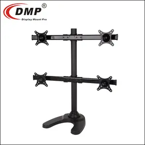 Free Standing Desktop LCD table Mount for Quad Monitors Arm Wall Mount Stand