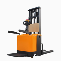 Chariot élévateur électrique Worui pour entrepôt, avec capacité de levage de 3 m, batterie au plomb-acide, pneus en polyuréthane, chariot élévateur de chargement