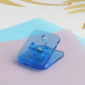 Clips de reliure carrés en plastique haute résistance rouge et blanc, clips à ressort pour usage domestique, vente chaude - Product Image 6