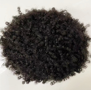 วิกผมลูกไม้โปร่งใสแบบ Afro Curly ขนาด 10 มม. ทรงลอนเกลียวแบบ Ocean Spiral ทำจากผมแท้ของชาวอินเดีย สำหรับผู้หญิง ขายส่ง วิกผมแบบ Twist Curl ท็อปเปอร์ ทูพี - Product Image 4