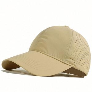 BSCI Wholesale Customized Factory 6 Panel Hat Waterproof <b>Baseball</b> <b>Cap</b> Laser Hole Breathable Custom <b>Baseball</b> <b>Cap</b> - Product Image 3