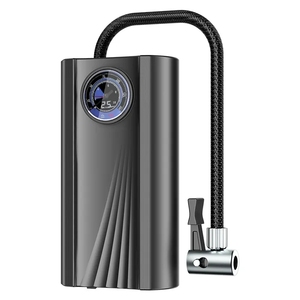 Mini-compresseur d'air électrique portable 12V avec câble allume-cigare pour voiture, vélo, ballon de football, vélo électrique - Product Image 2