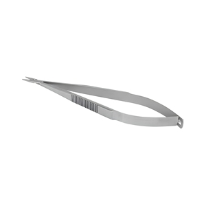 Portaagujas Castroviejo de 18 cm con mango plano y bloqueo, de acero inoxidable, instrumentos quirúrgicos oftálmicos, proveedor mayorista - Product Image 1
