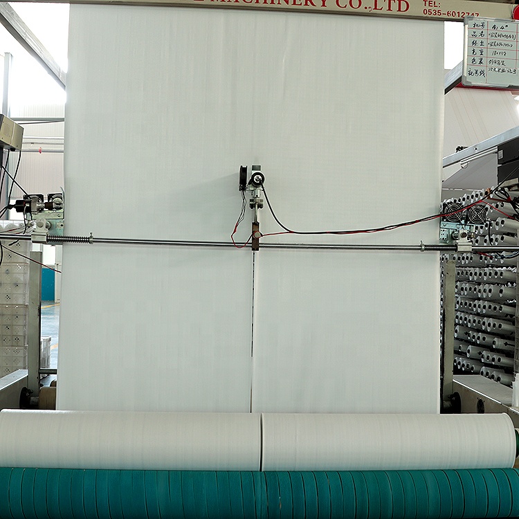Wholesale 1.2m Width PP Woven Fabric Rolls Breathable and Stretch Warp Knitted Polyester Fabric for 1000kg Jumbo Bags