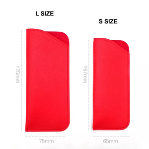 Tùy Chỉnh Logo Sunglasses Bag Mềm Pu Leather Trường Hợp Xách Tay Kính Lưu Trữ Chủ Trường Hợp Đọc Kính Bao Bì Kính - Product Image 2