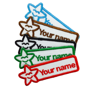 Parche bordado con plancha Multicolor personalizado, patrón <span class=keywords><strong>de</strong></span> conejito, parche con nombre <span class=keywords><strong>de</strong></span> animales bonitos, <span class=keywords><strong>tela</strong></span> <span class=keywords><strong>de</strong></span> fieltro - Product Image 1
