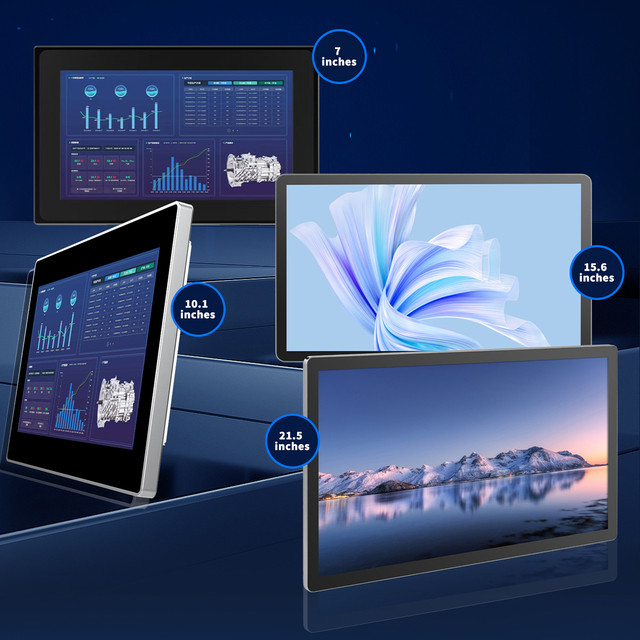 LCD Modules 7"/10.1"/15.6"/21.5" Industrial Panel PC Solutions with HD Clarity and Intuitive Touch Controls